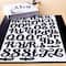 12 Packs: 167 ct. (2,004 total) Black Script Alphabet Stickers by Recollections™